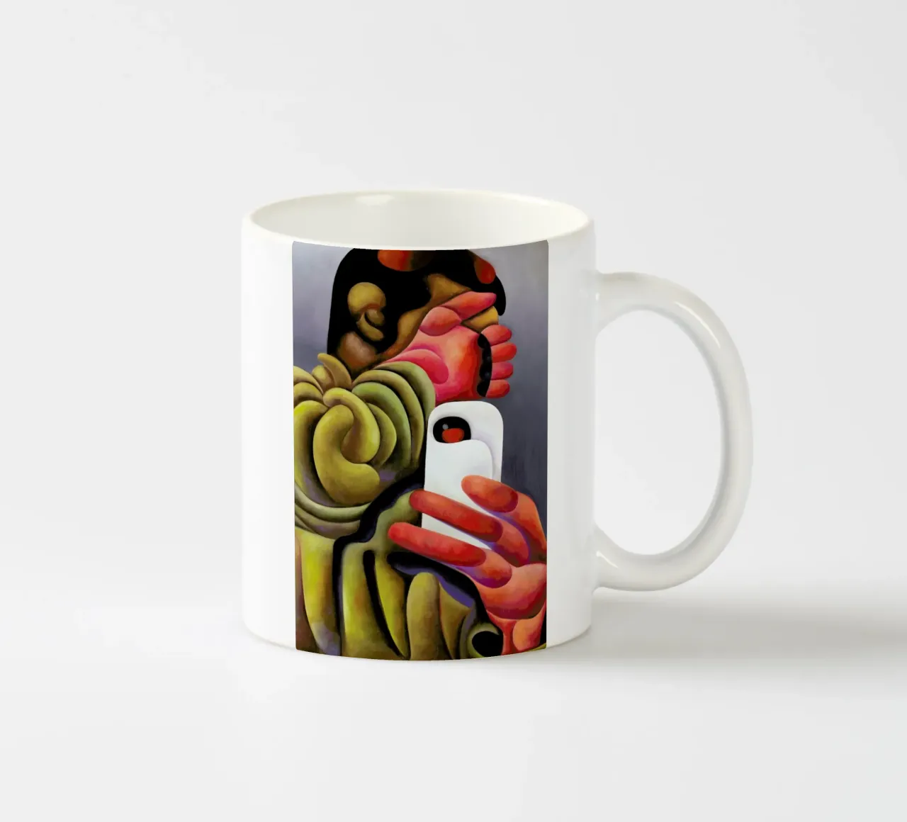 Paparazzied Selfie tazza in ceramica da Antony Squizzato
