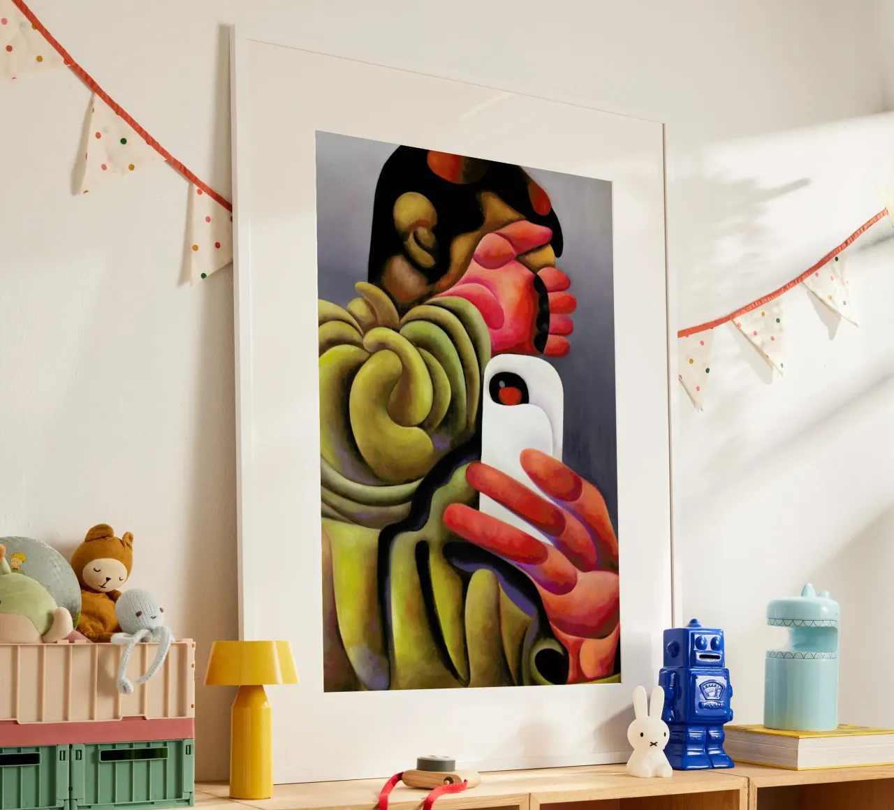 Paparazzied Selfie poster con telaio in plastica da Antony Squizzato