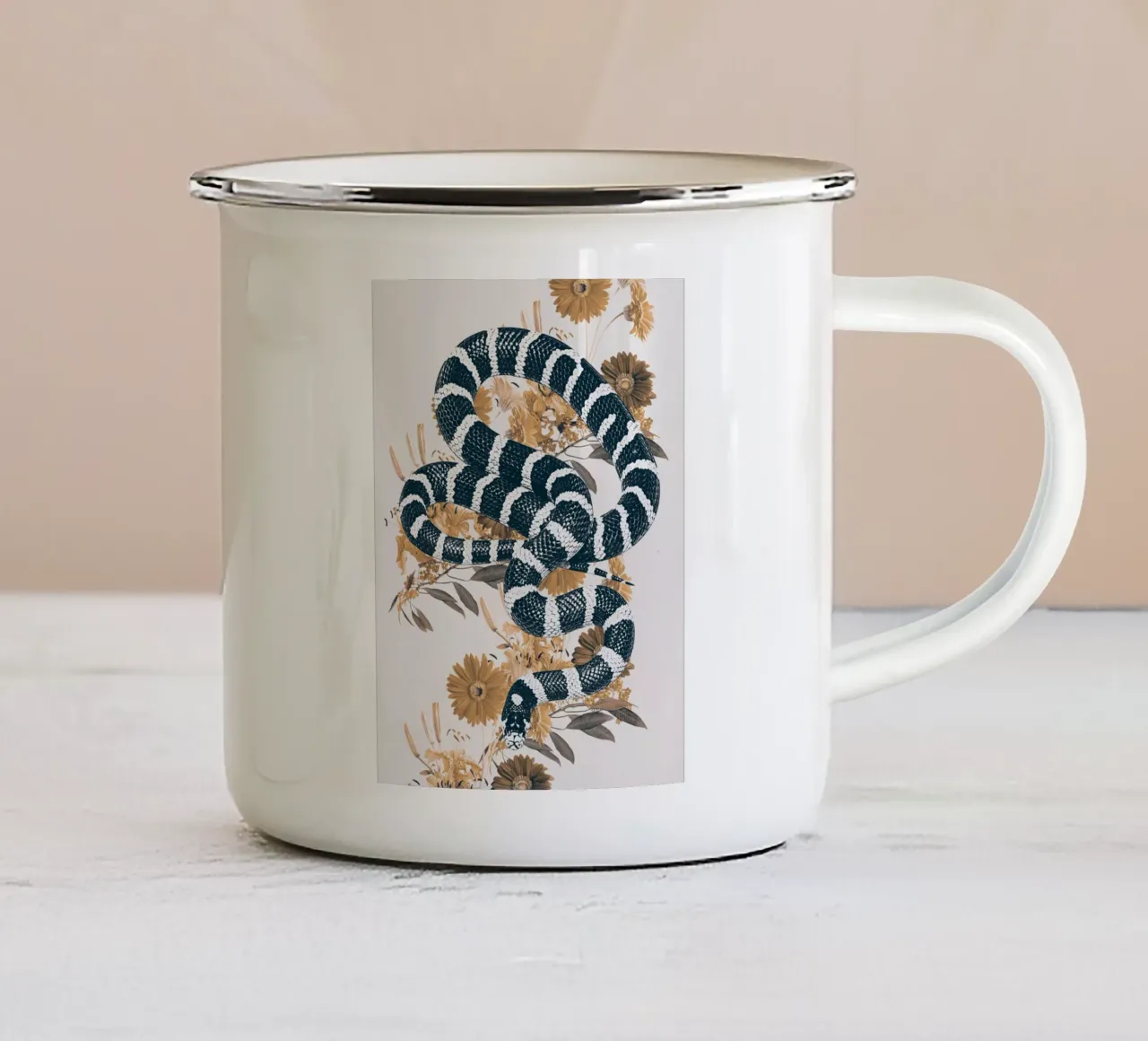 SERPENTE tazza in smalto da dada22