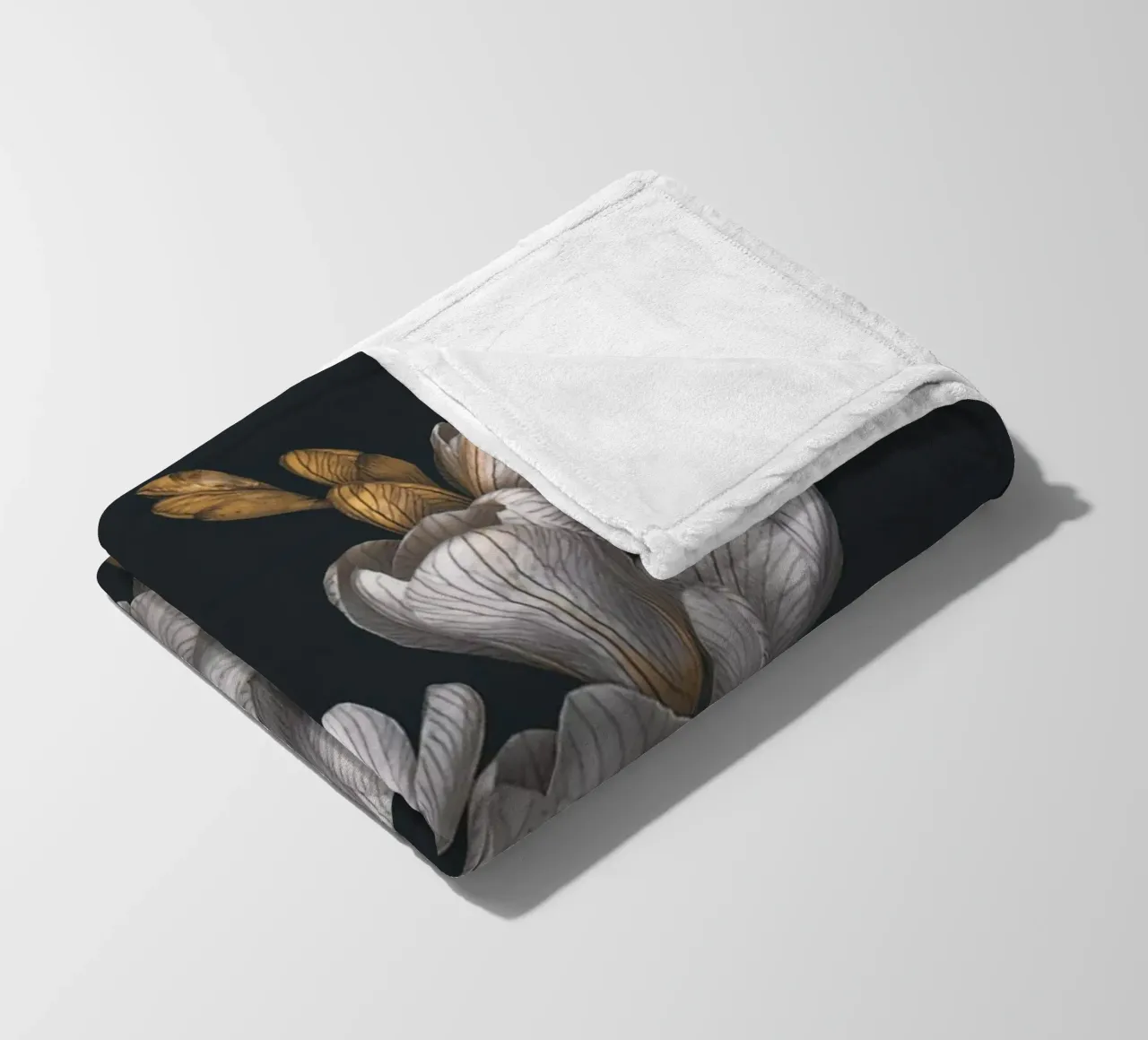 Fiori notturni coperta in pile da dada22