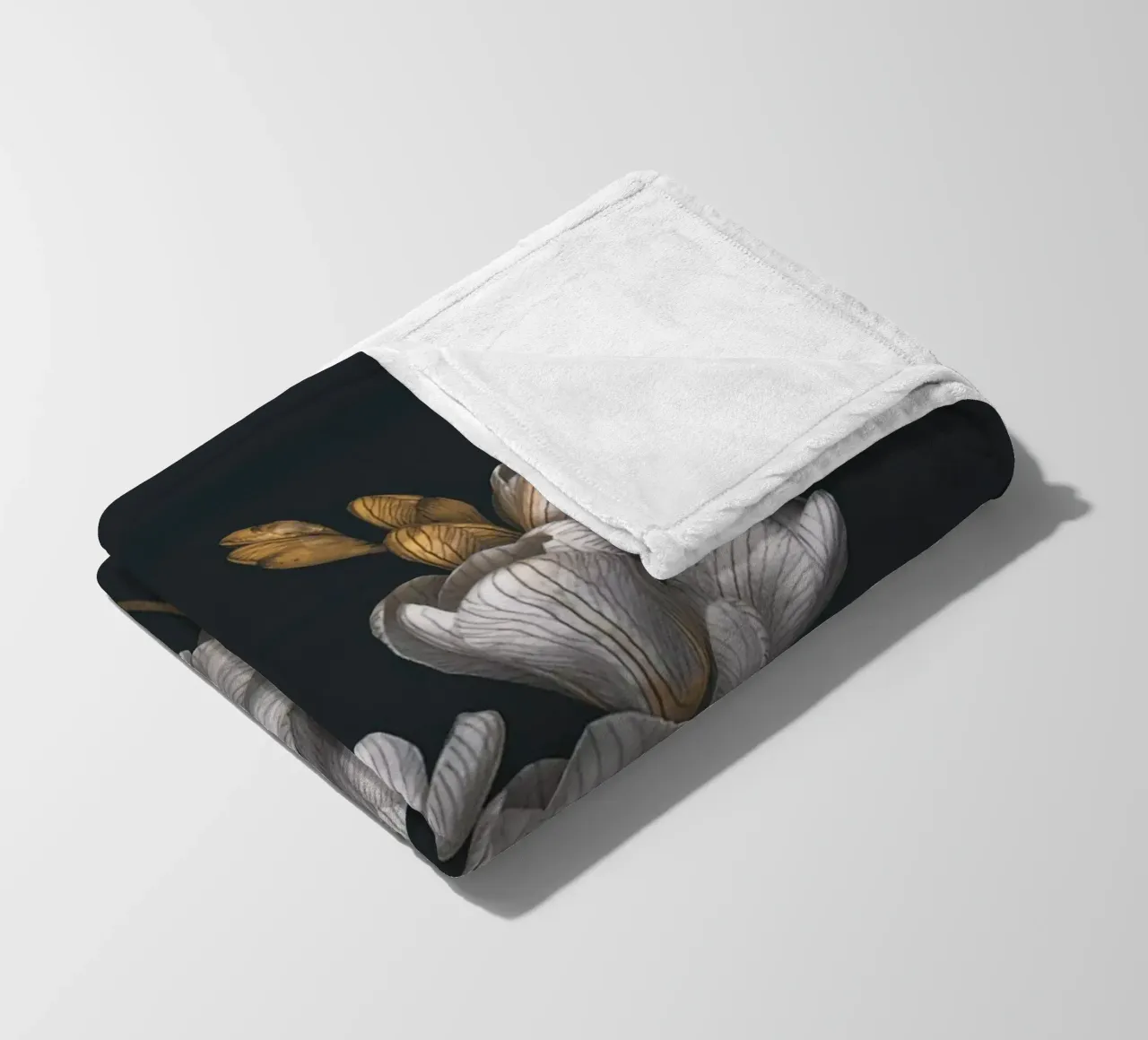 Fiori notturni coperta in pile da dada22