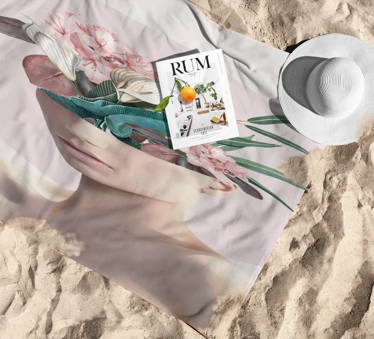 Gentle Beauty beach towel by dada22