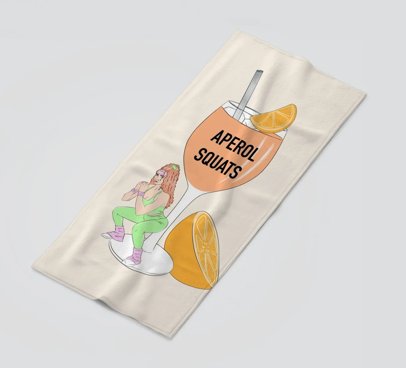 Aperol Squat telo mare da Lisen