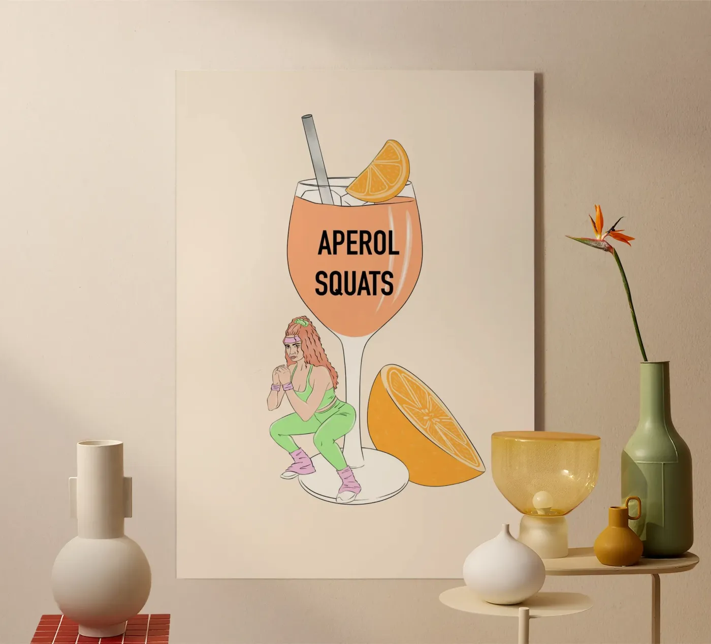 Aperol Squat plexiglass da Lisen