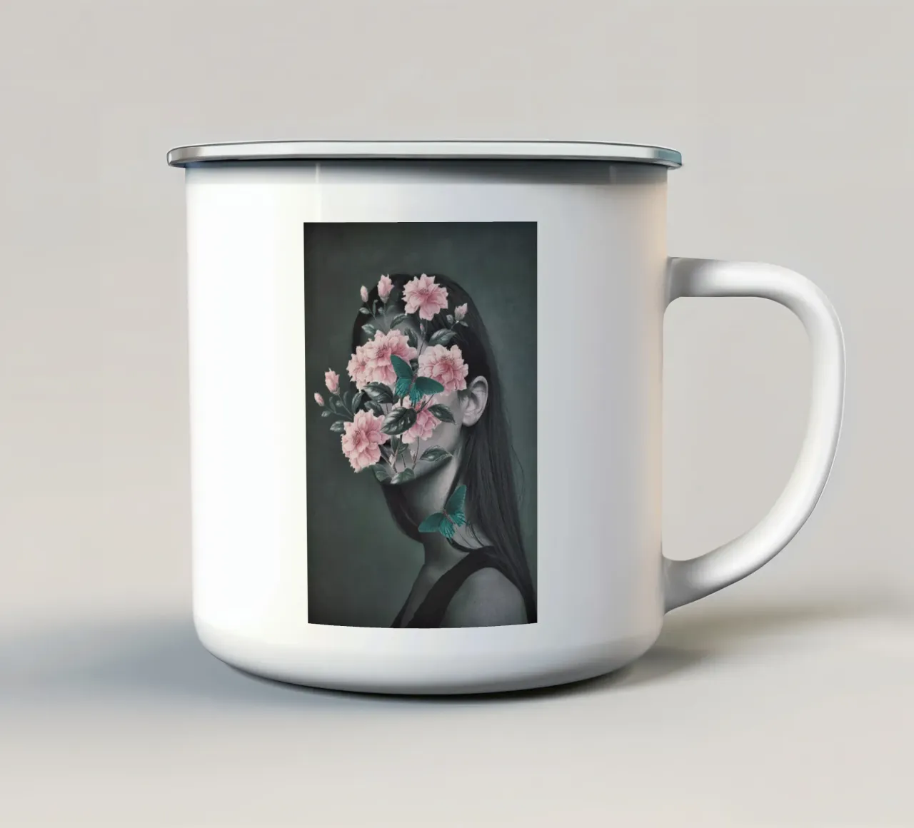 Bellezza interiore tazza in smalto da dada22