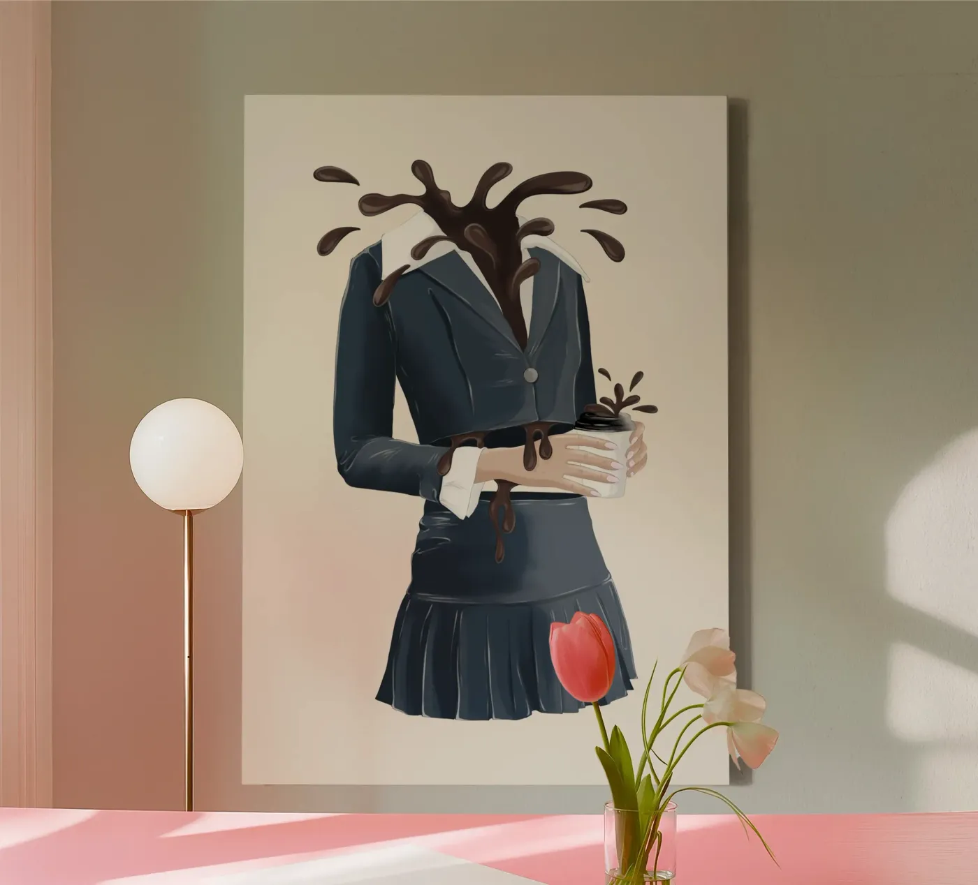 Troppo caffè tela da Lisen