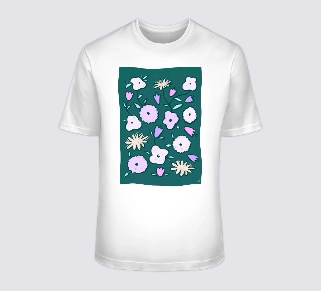 Motivo dei fiori selvatici t-shirt da Be Mart