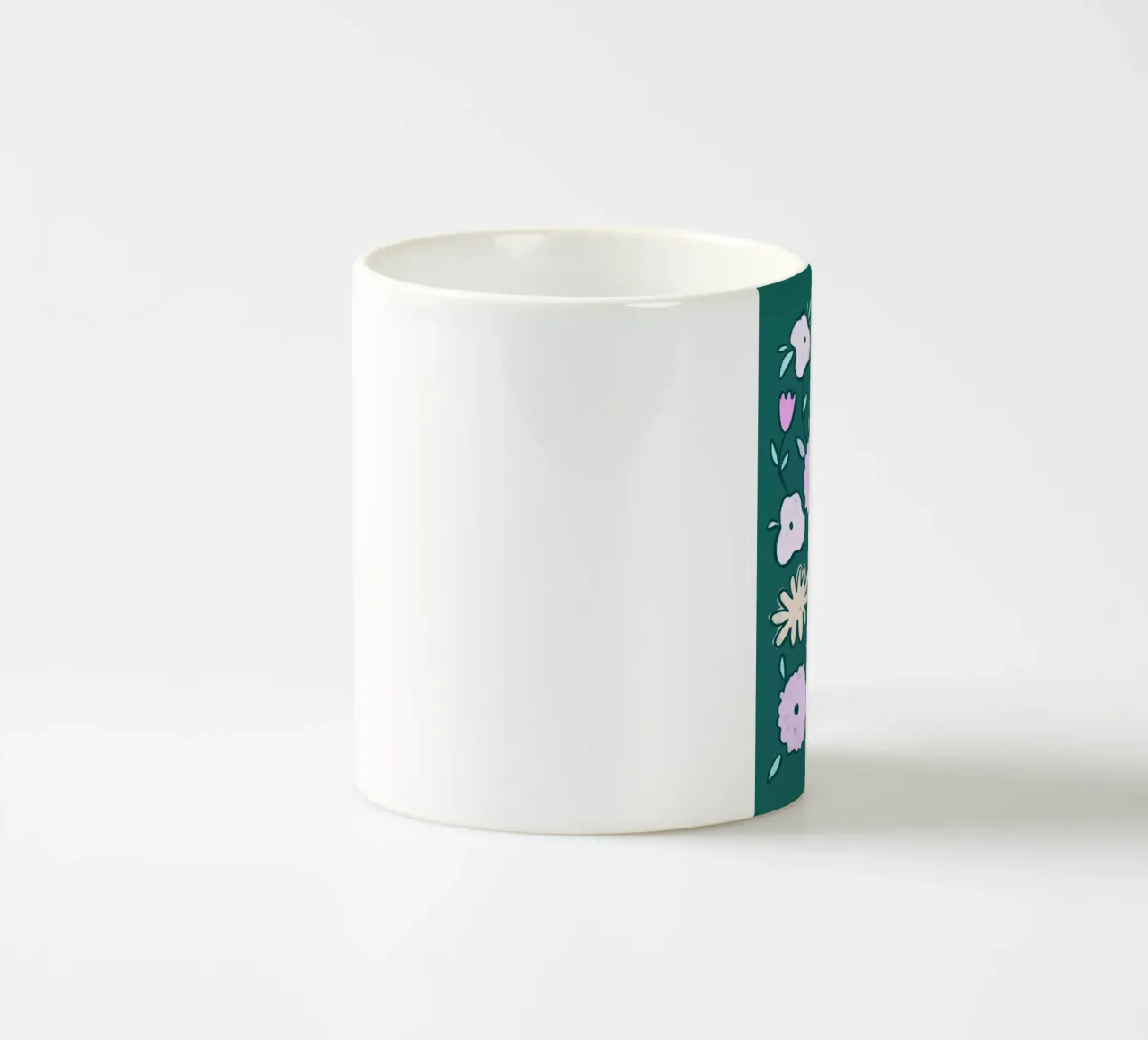 Wildflower Pattern ceramic mug by Be Mart