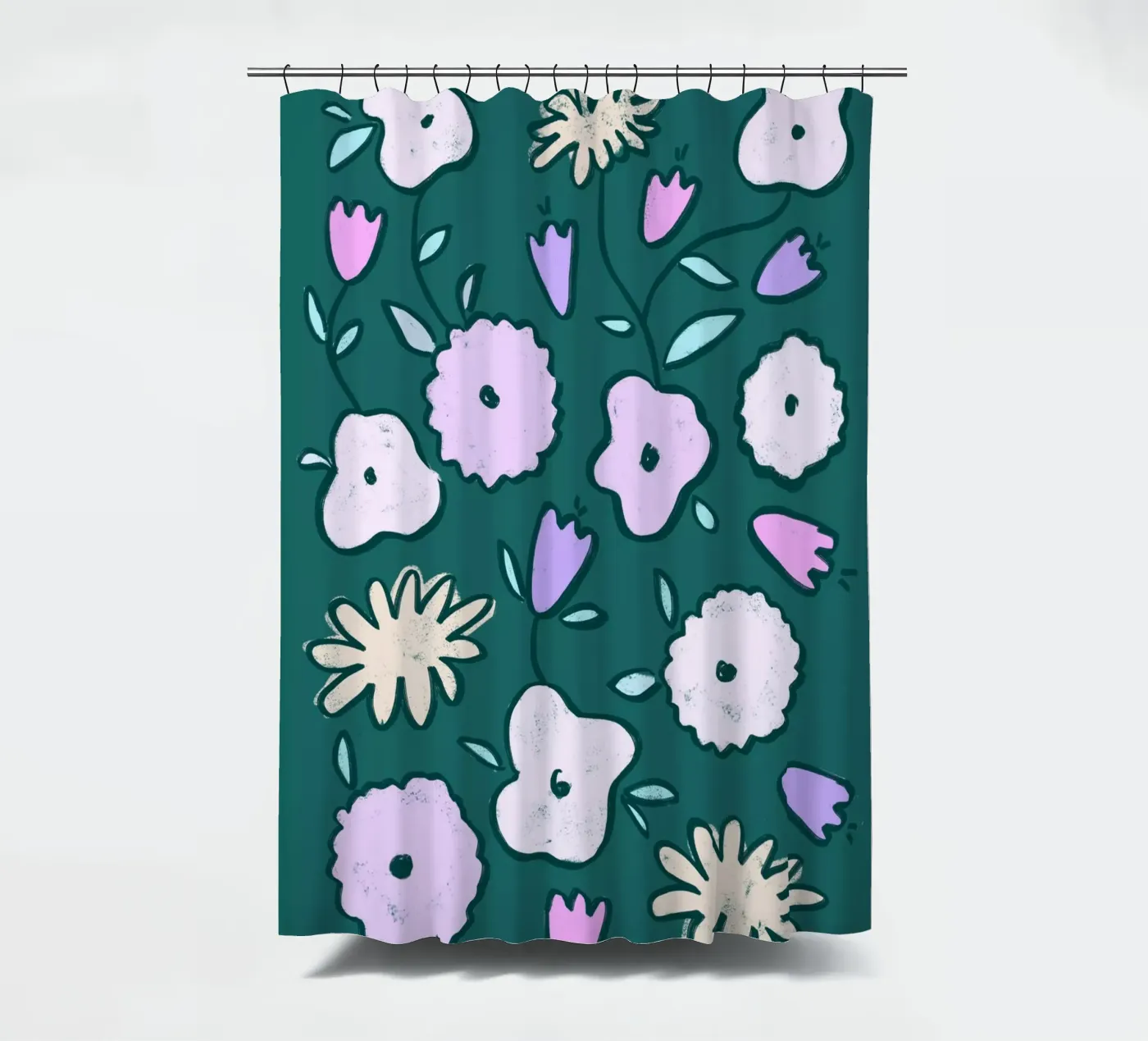 Wildflower Pattern Duschvorhang von Be Mart
