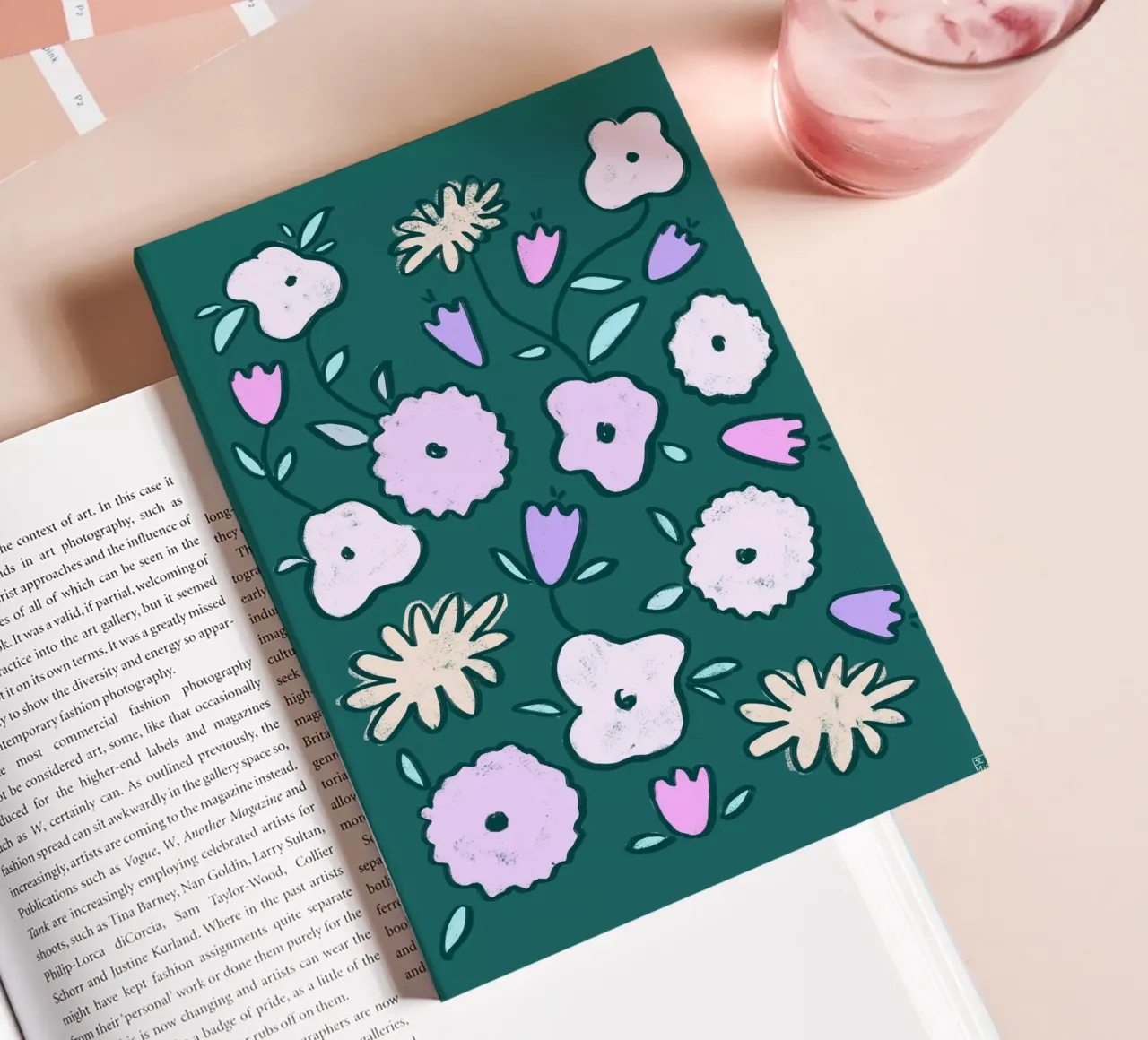 Wildflower Pattern notebook by Be Mart