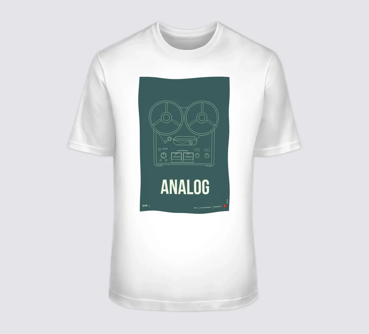 Analog Poster t-shirt da Naxart