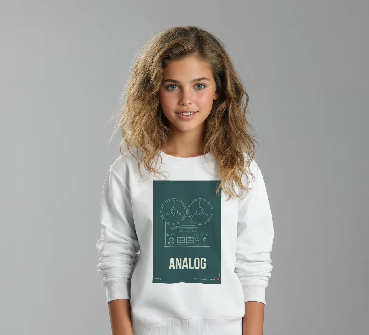 Analog Poster felpa bambino da Naxart
