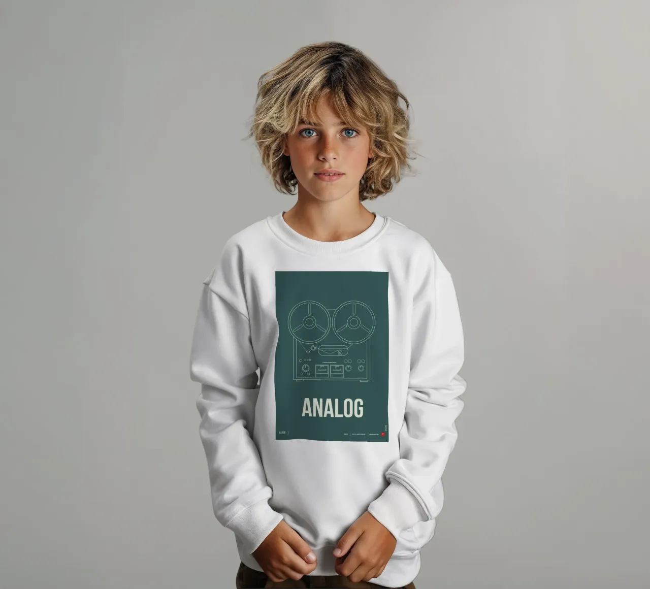 Analog Poster felpa bambino da Naxart