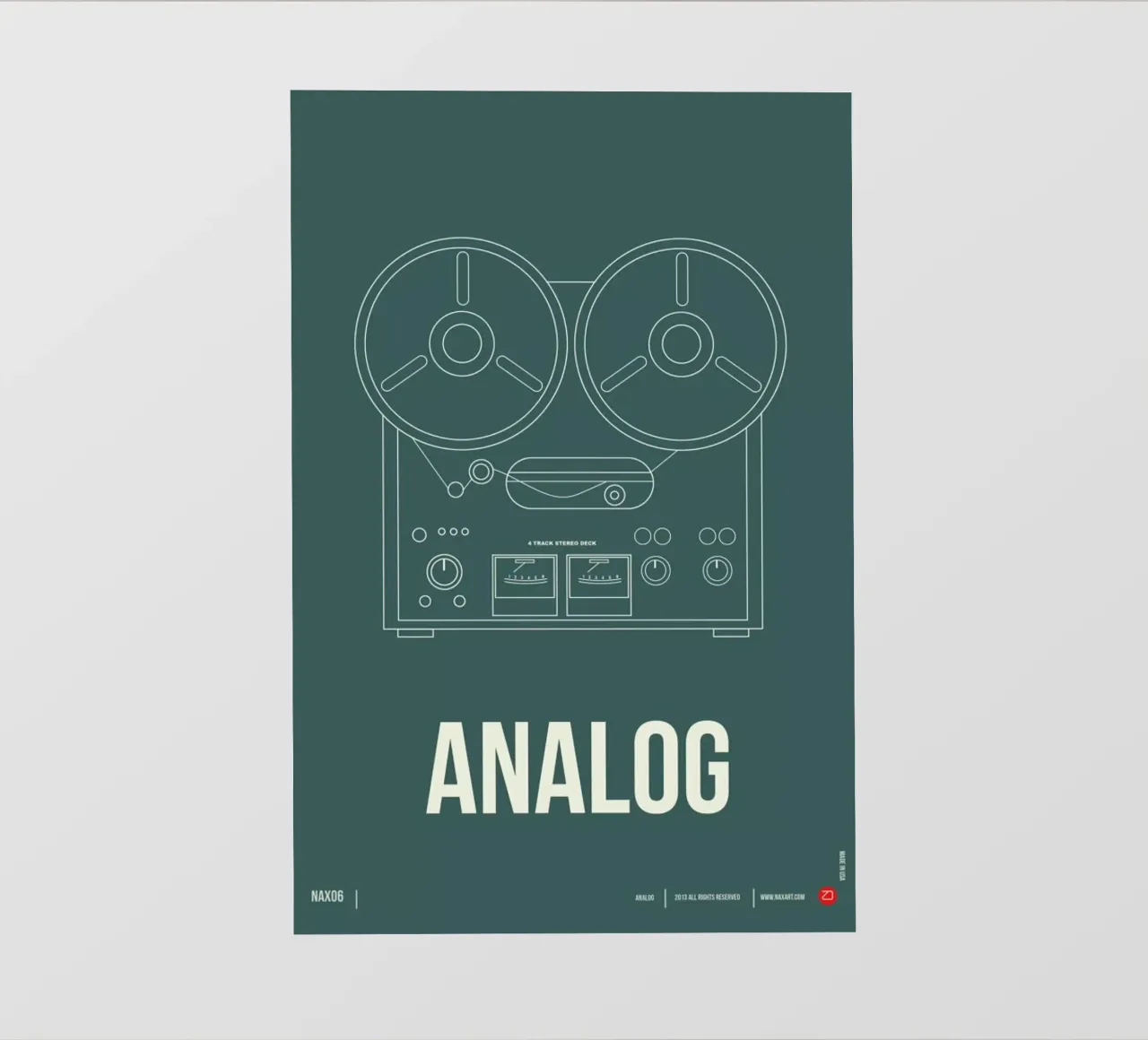 Analog Poster pellicola backlit da Naxart