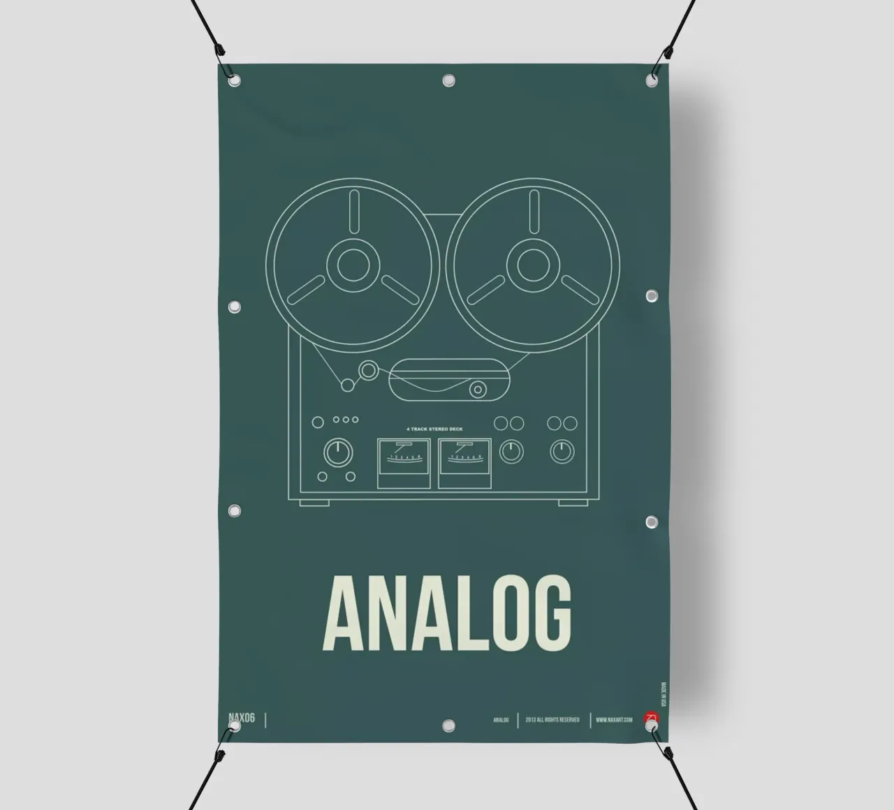 Analog Poster telo in pvc da Naxart