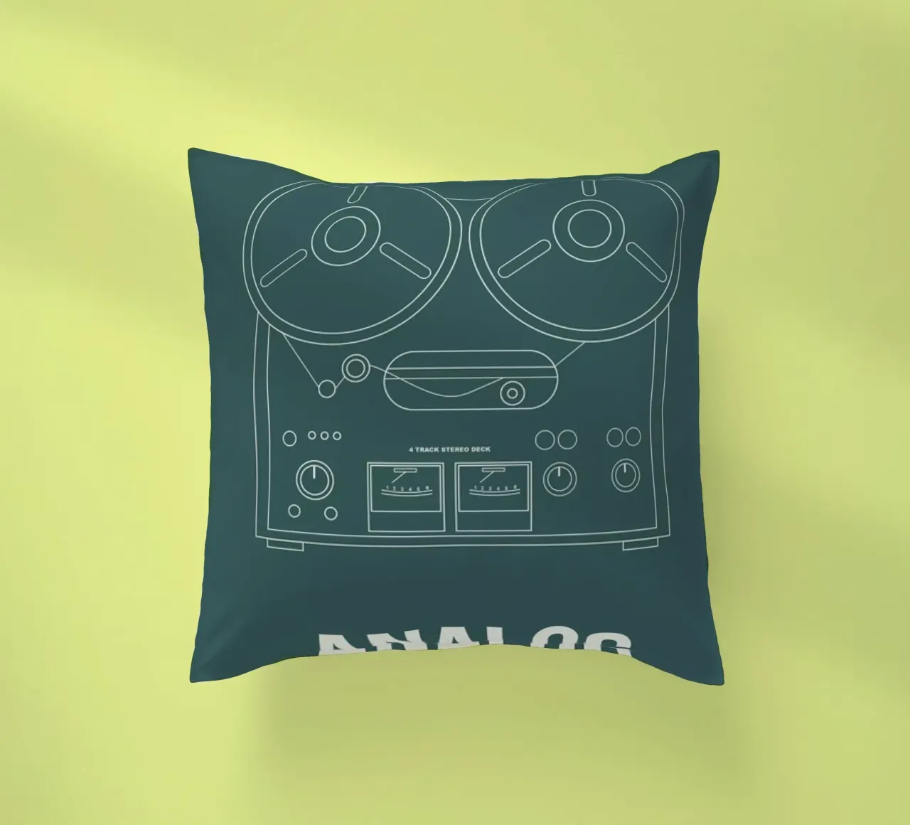 Analog Poster cuscino da Naxart