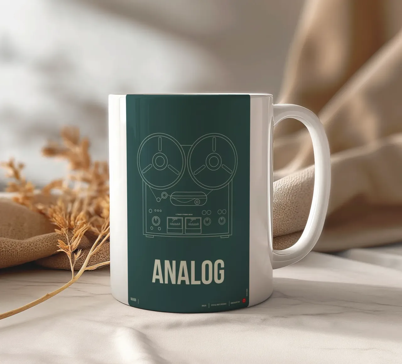 Analog Poster tazza in ceramica da Naxart