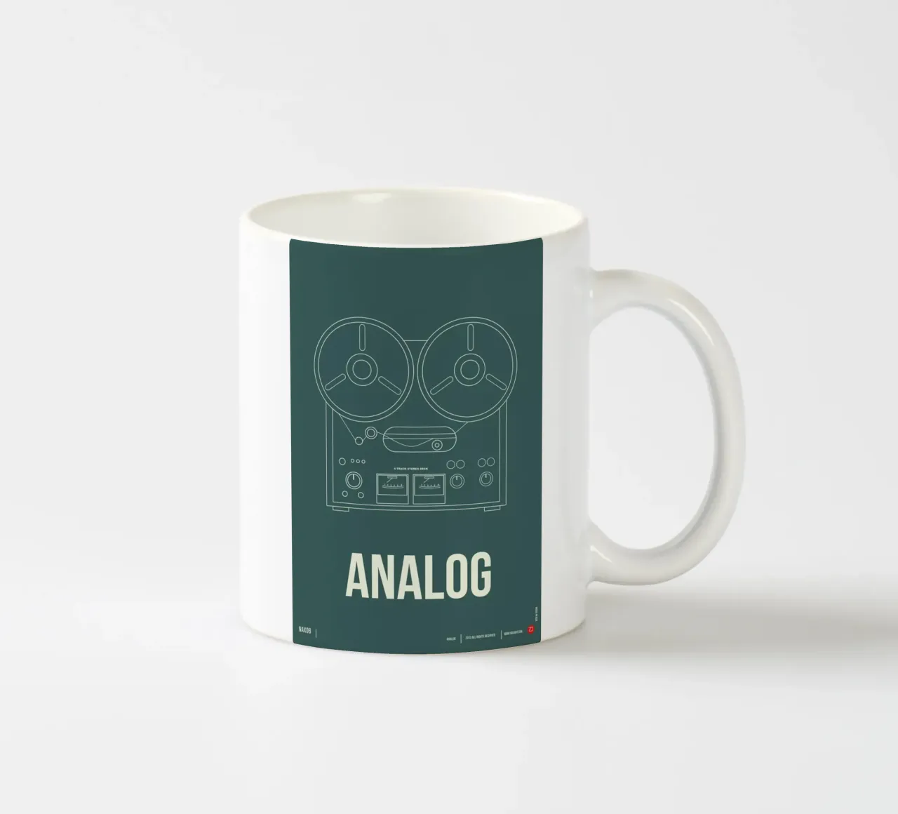 Analog Poster tazza in ceramica da Naxart