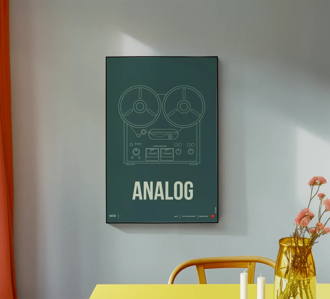 Analog Poster acryl van Naxart