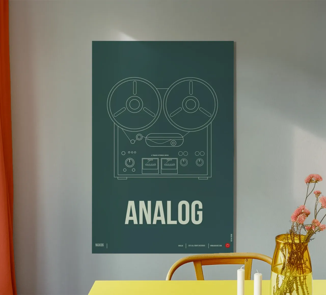 Analog Poster plexiglass da Naxart