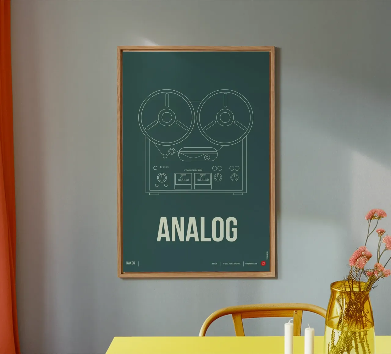 Analog Poster alluminio dibond da Naxart