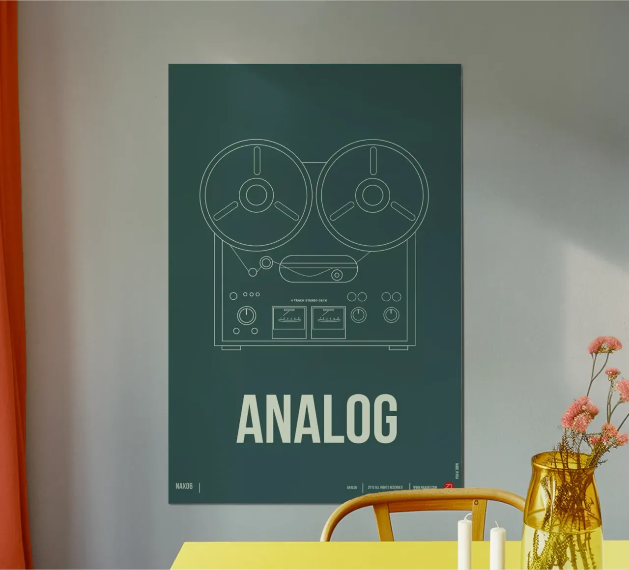 Analog Poster carta hahnemühle da Naxart
