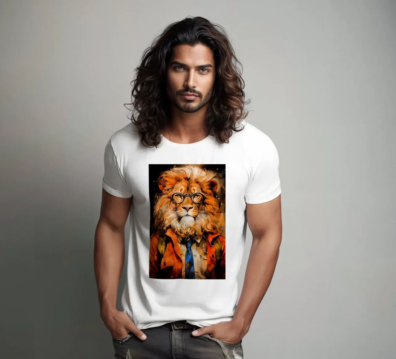 Leone il re #leone t-shirt da Justyna Jaszke JBJart