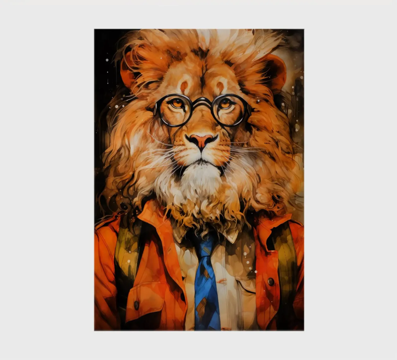 Lion the king #lion notebook by Justyna Jaszke JBJart