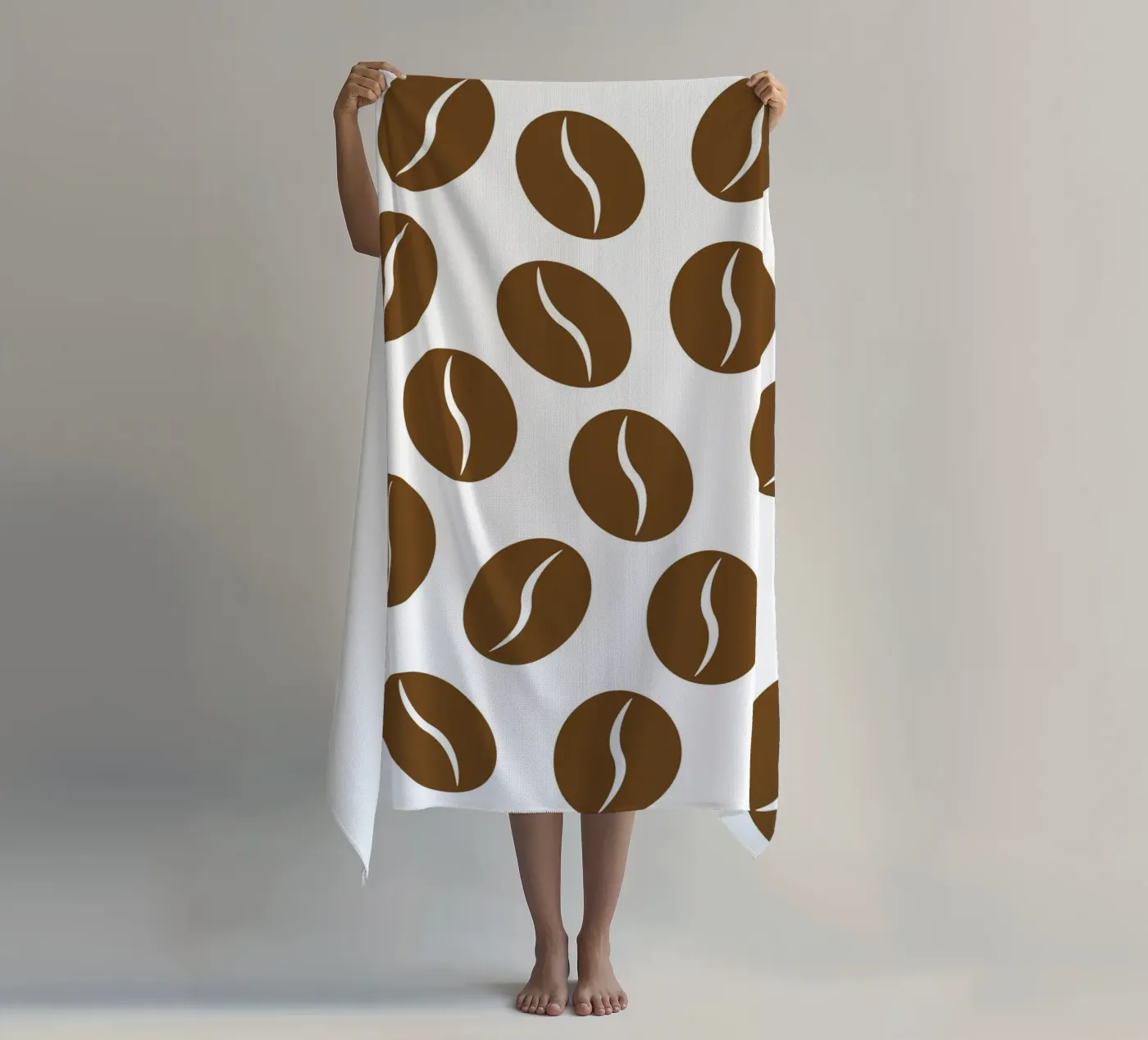 Coffee beans telo mare da Happypatterns