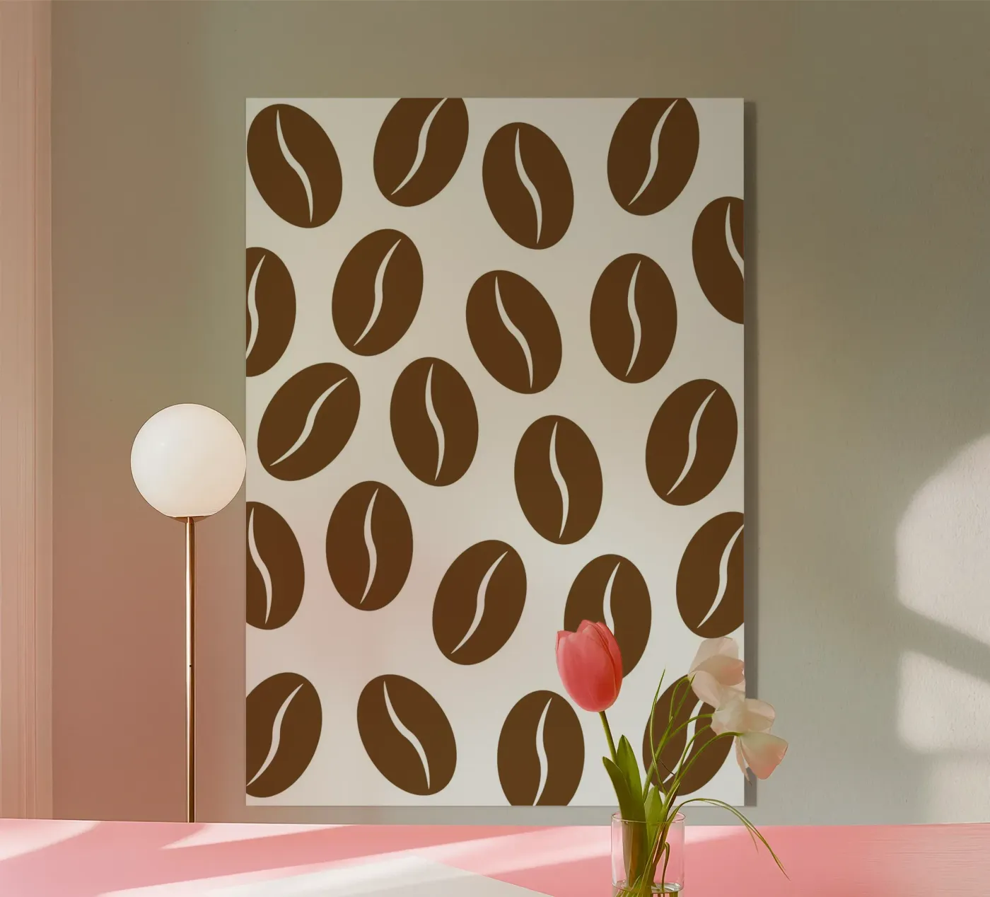 Coffee beans Acryl-Glas von Happypatterns