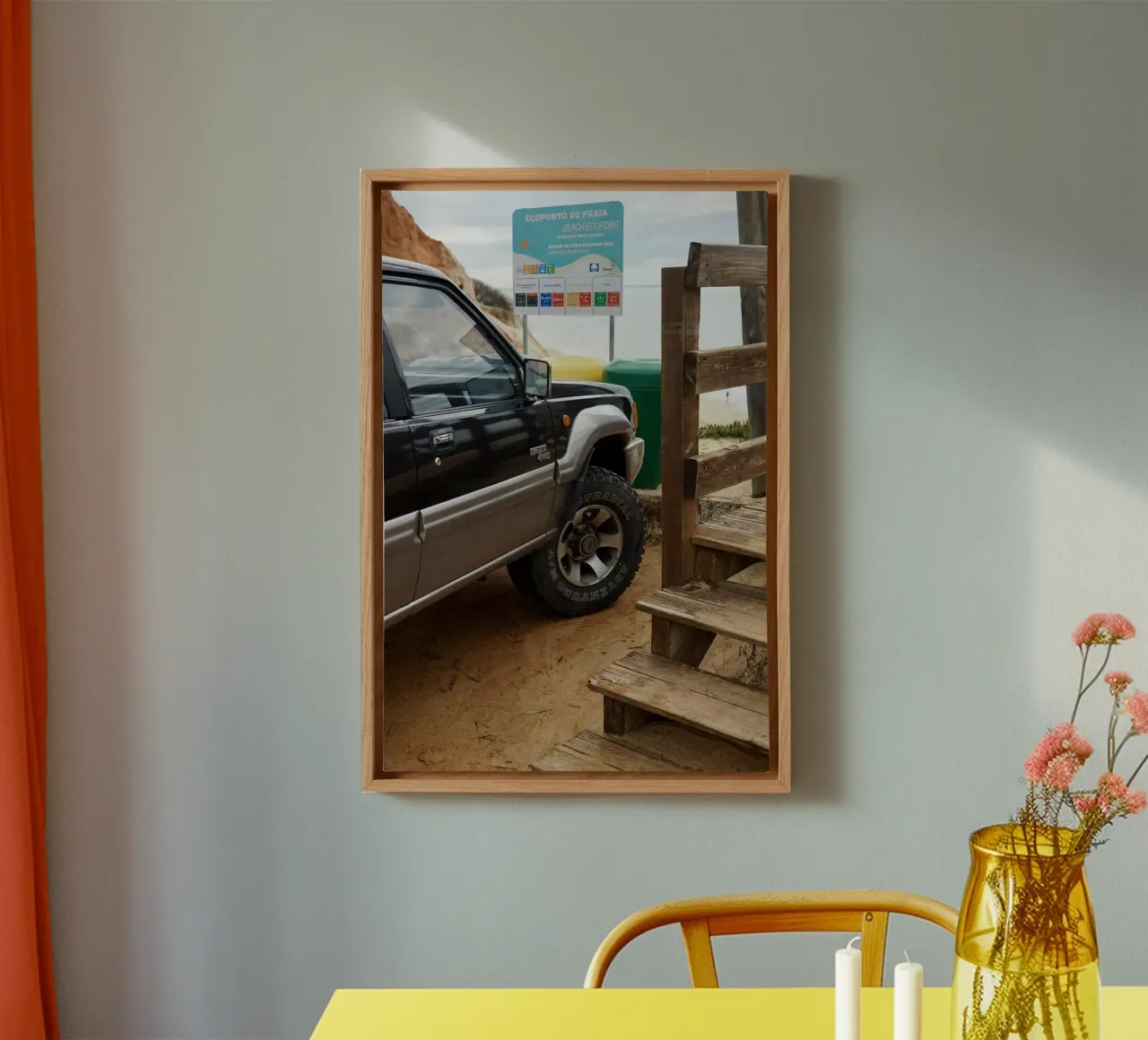 #2 truck canvas met Baklijst van konstantin