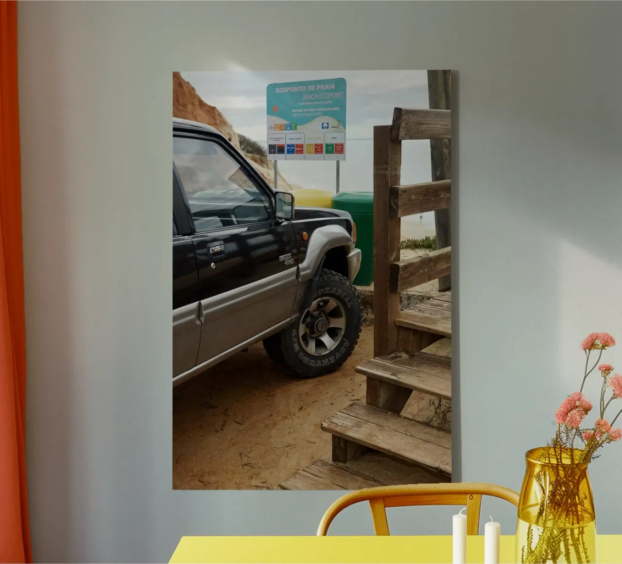 #2 truck canvas met Baklijst van konstantin