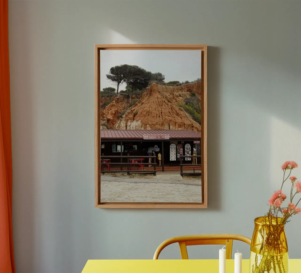 #3 snack bar canvas met Baklijst van konstantin