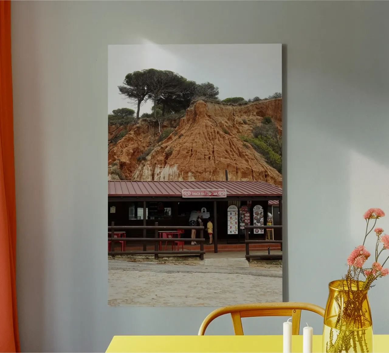 #3 snack bar canvas met Baklijst van konstantin