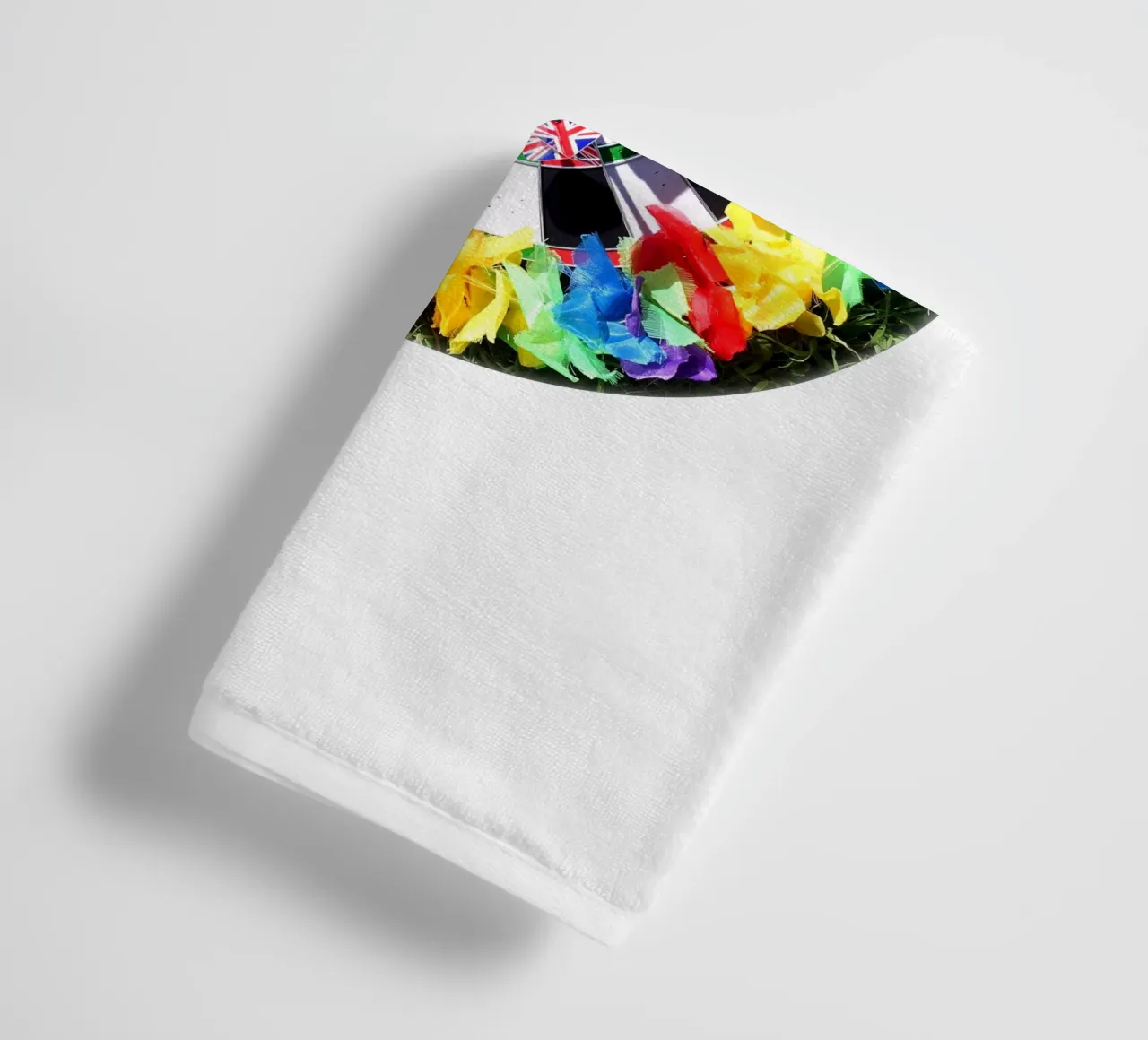 Raimbow darts towel by Massimo Frascogna
