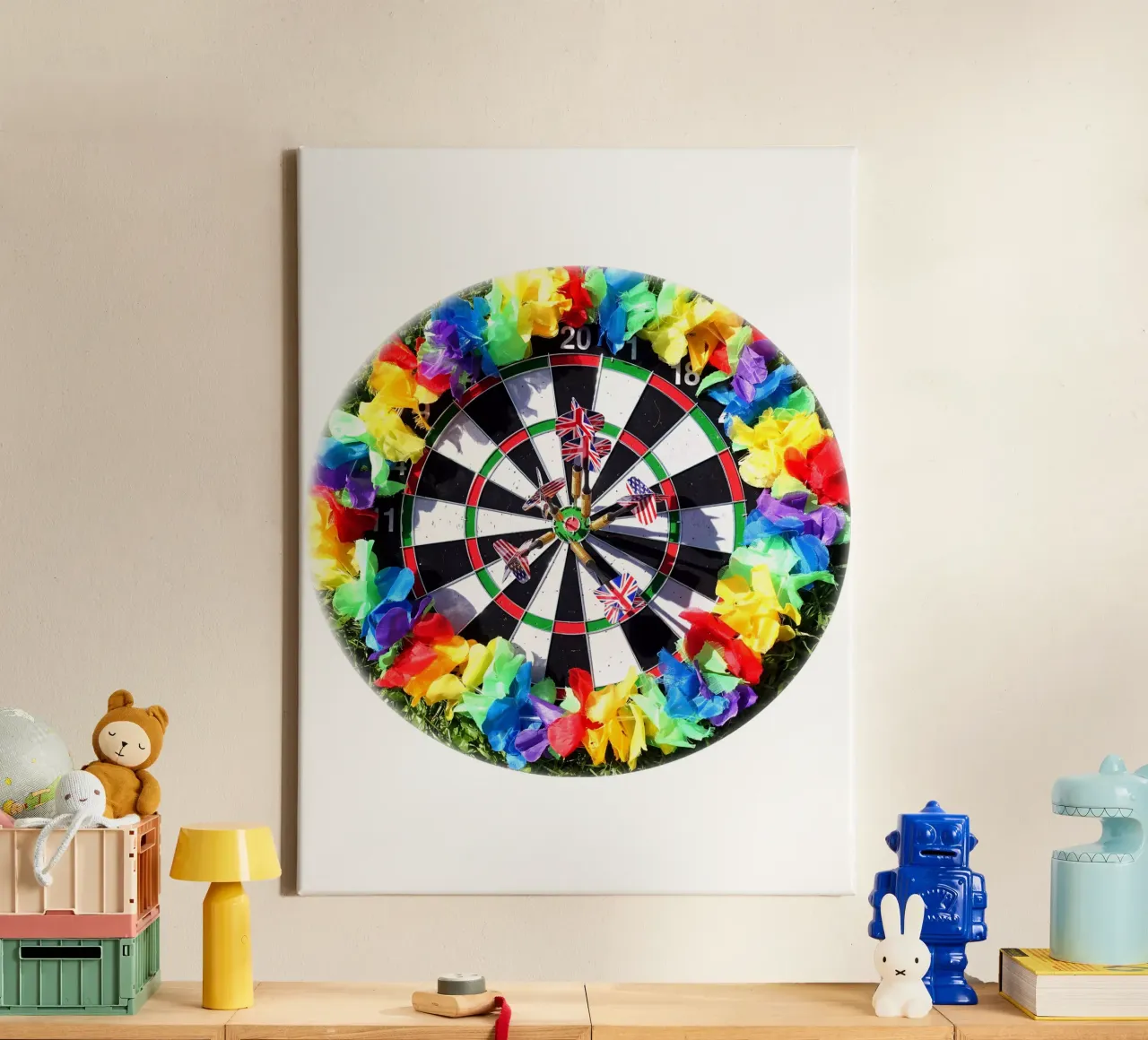 Freccette Raimbow tela da Massimo Frascogna