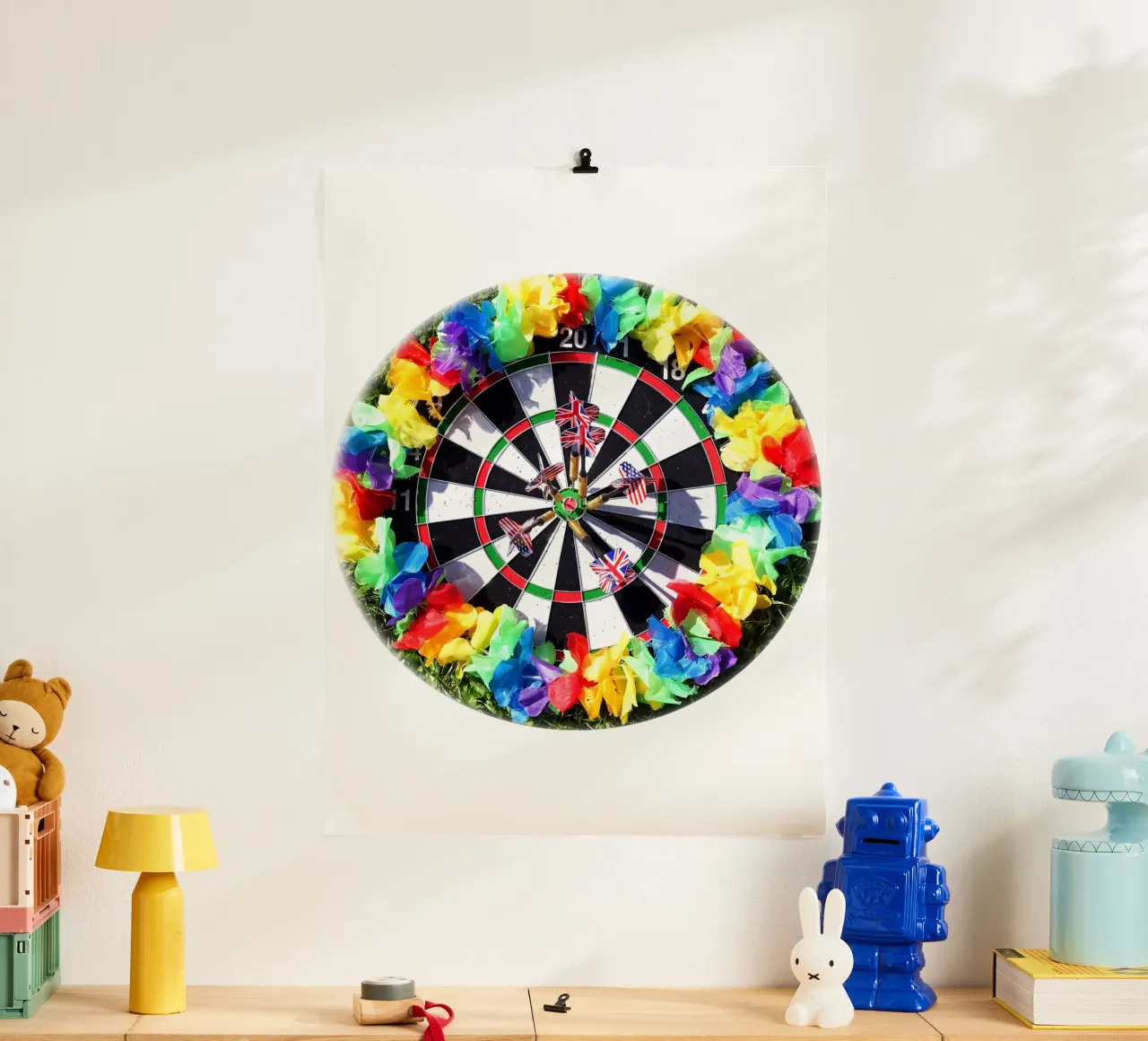 Raimbow darts hahnemühle by Massimo Frascogna