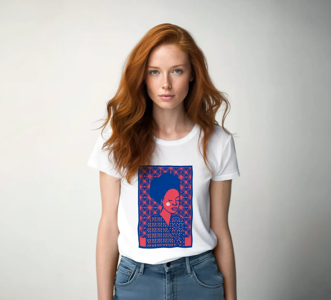 Flora t-shirt da donna da Portraits