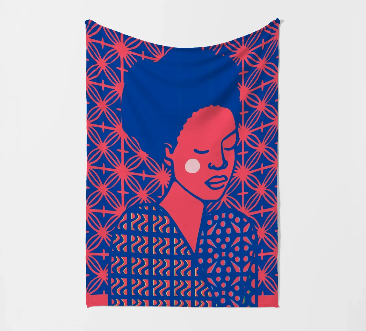 Flora Fleecedecke von Portraits