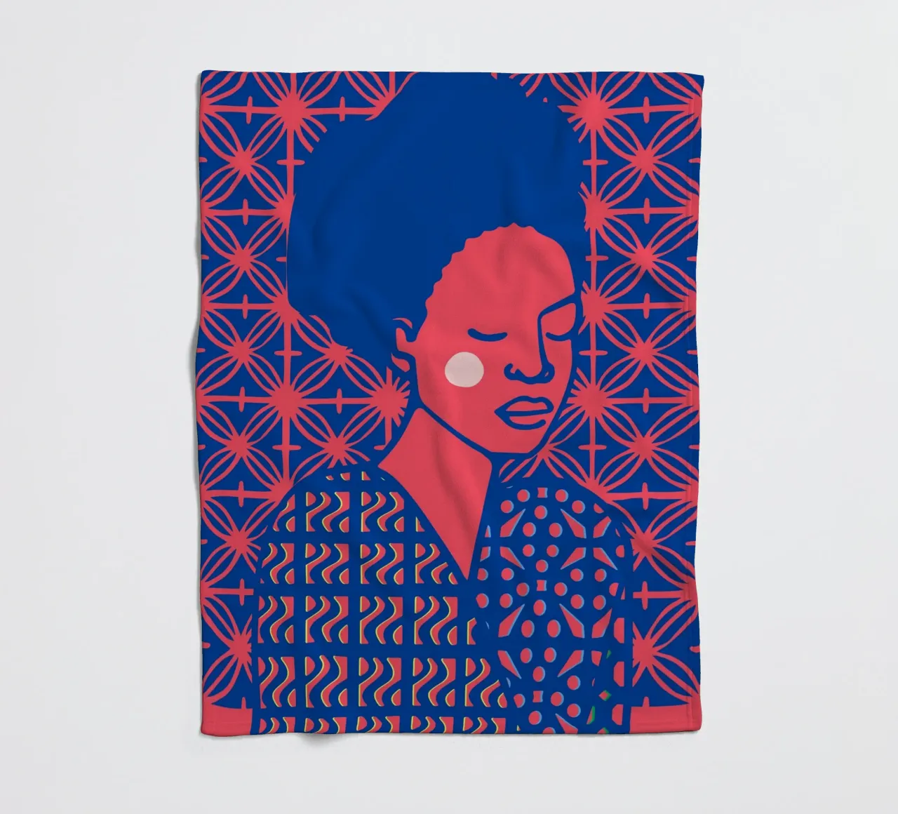 Flora Fleecedecke von Portraits