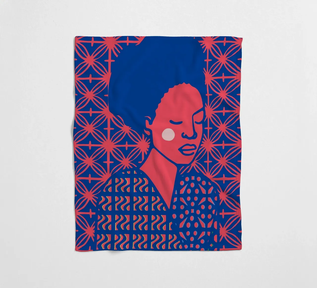 Flora Fleecedecke von Portraits