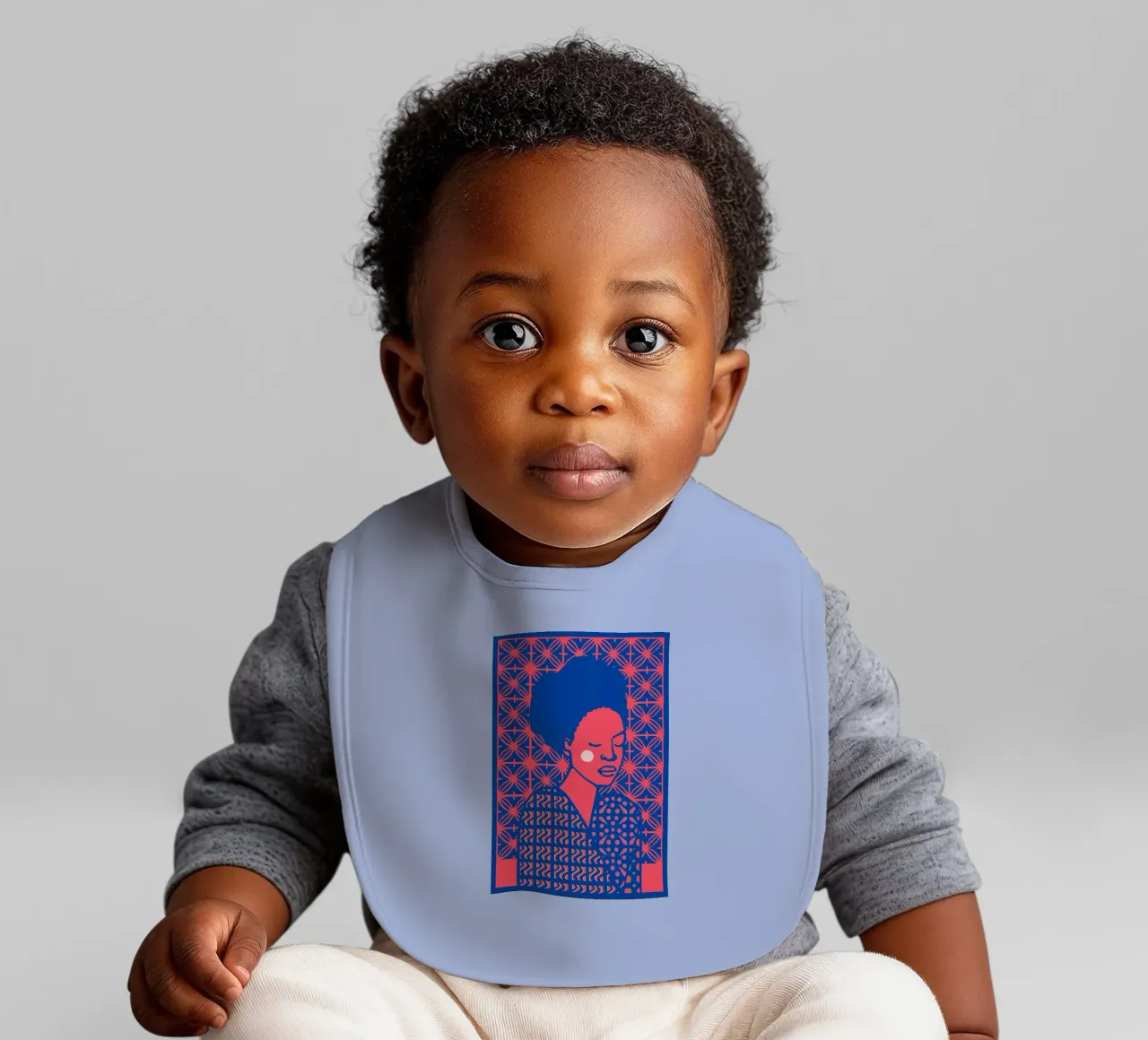 Flora baby bib by Portraits