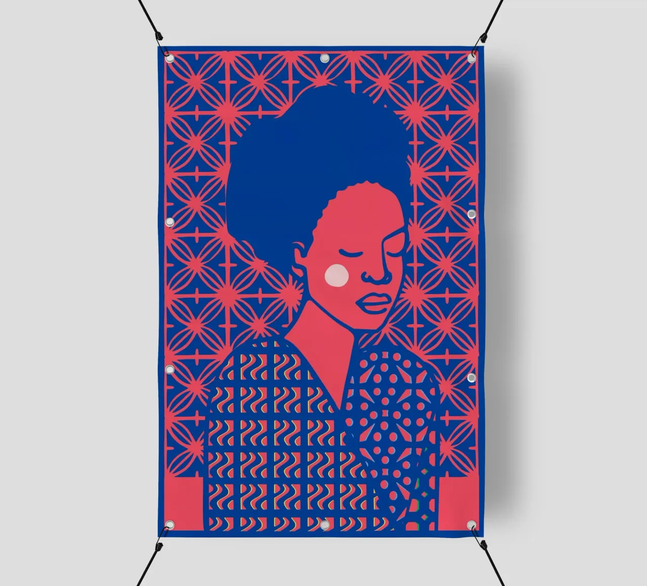 Flora telo in pvc da Portraits