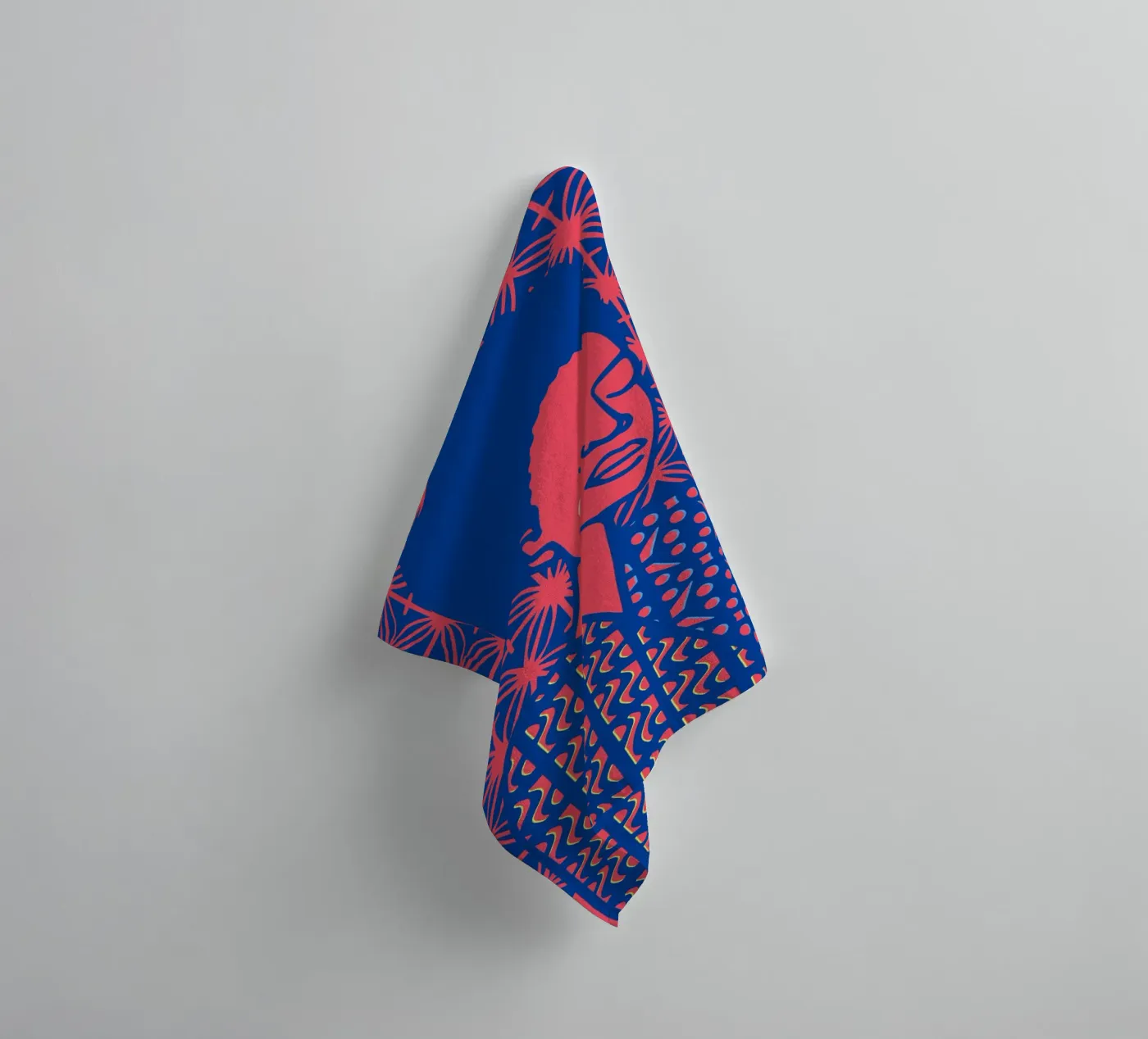 Flora badhanddoek van Portraits