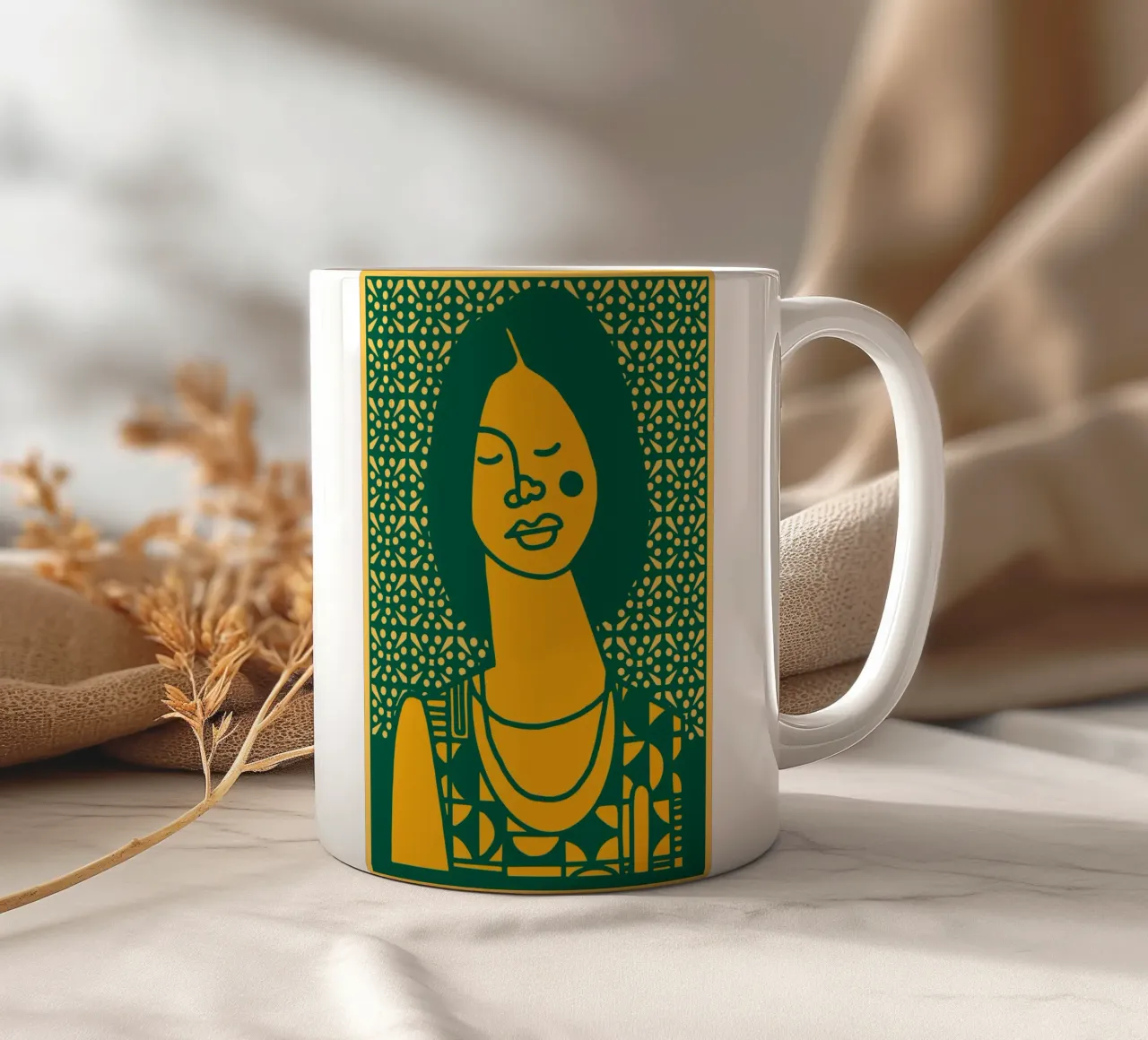 Brasilia tazza in ceramica da Portraits