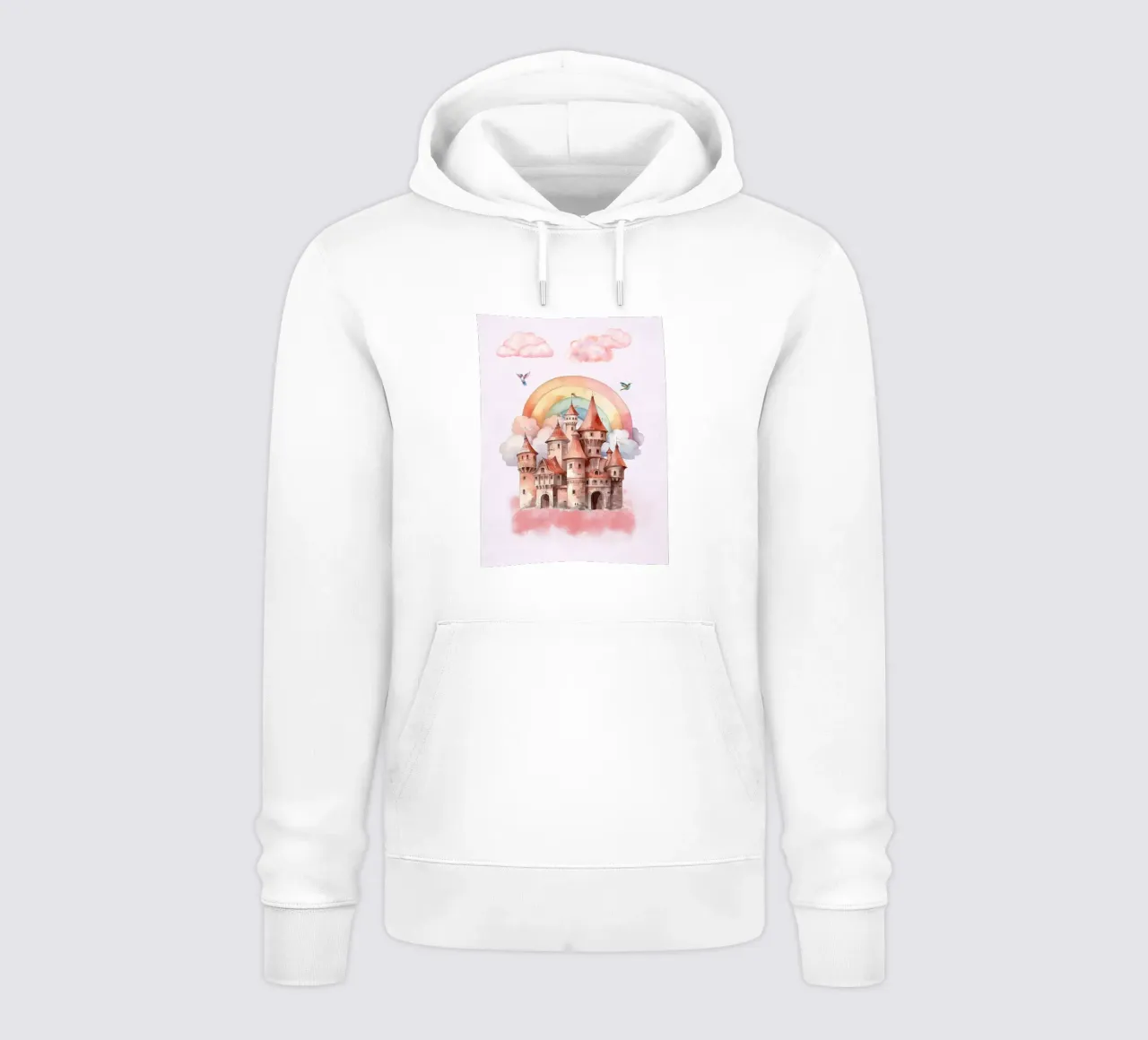Fortezza dei sogni arcobaleno felpa con cappuccio da Doodle Dreams Art