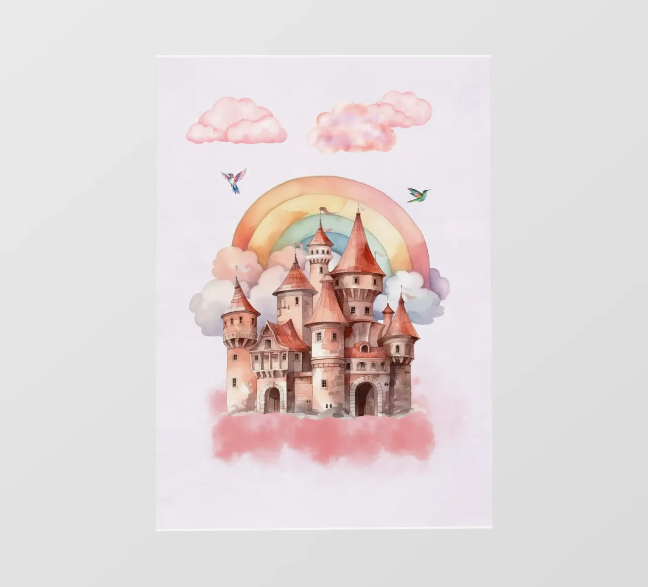 Fortezza dei sogni arcobaleno telo in pvc da Doodle Dreams Art