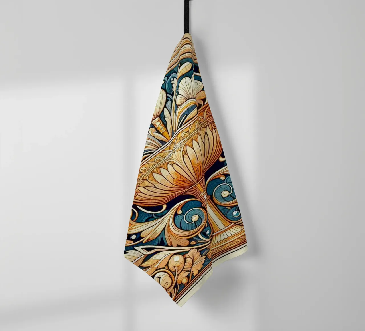 Calice d'or torchon de Art-Nouveau-Dsg