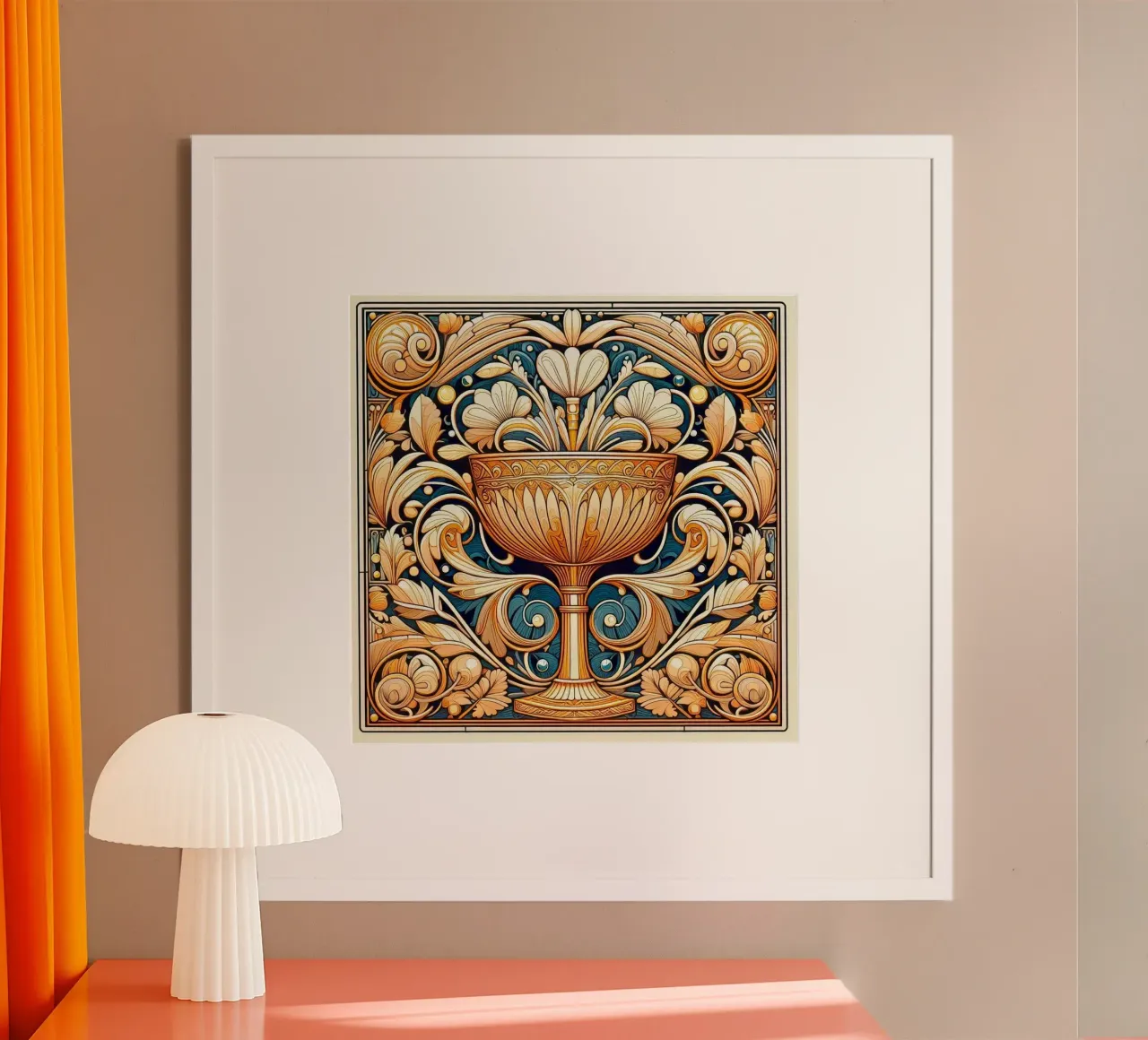 Calice d'oro carta hahnemühle da Art-Nouveau-Dsg