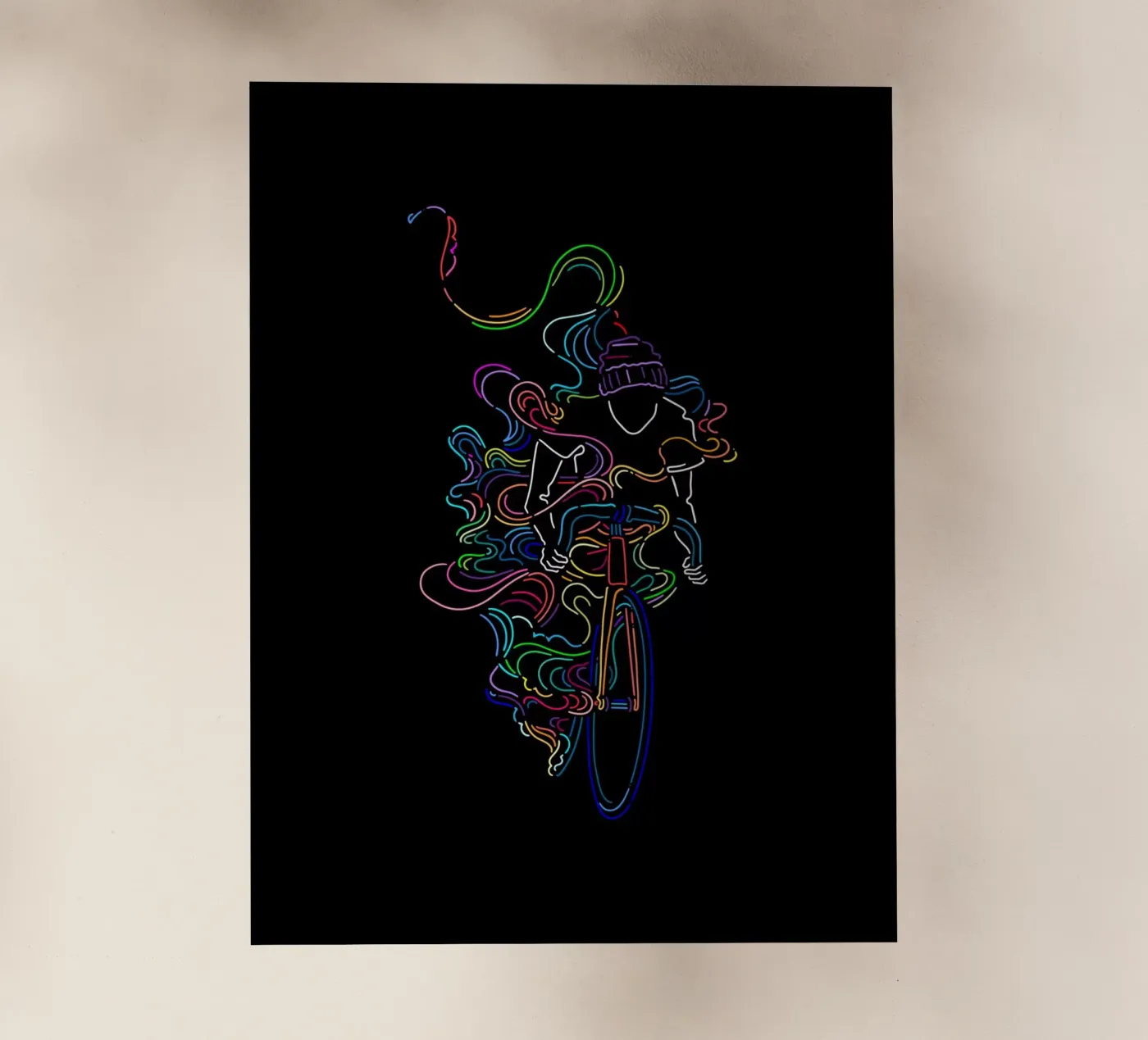 Fixie pellicola backlit da The Cyclist